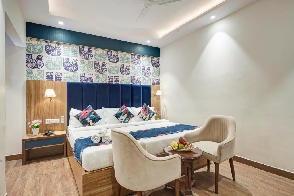 Posezení v ubytování Hotel Saina International New Delhi