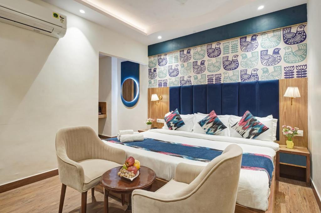 Posezení v ubytování Hotel Saina International New Delhi