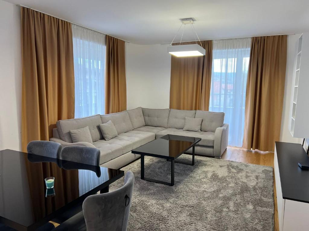 Posezení v ubytování Sarajevo Waves Aparthotel
