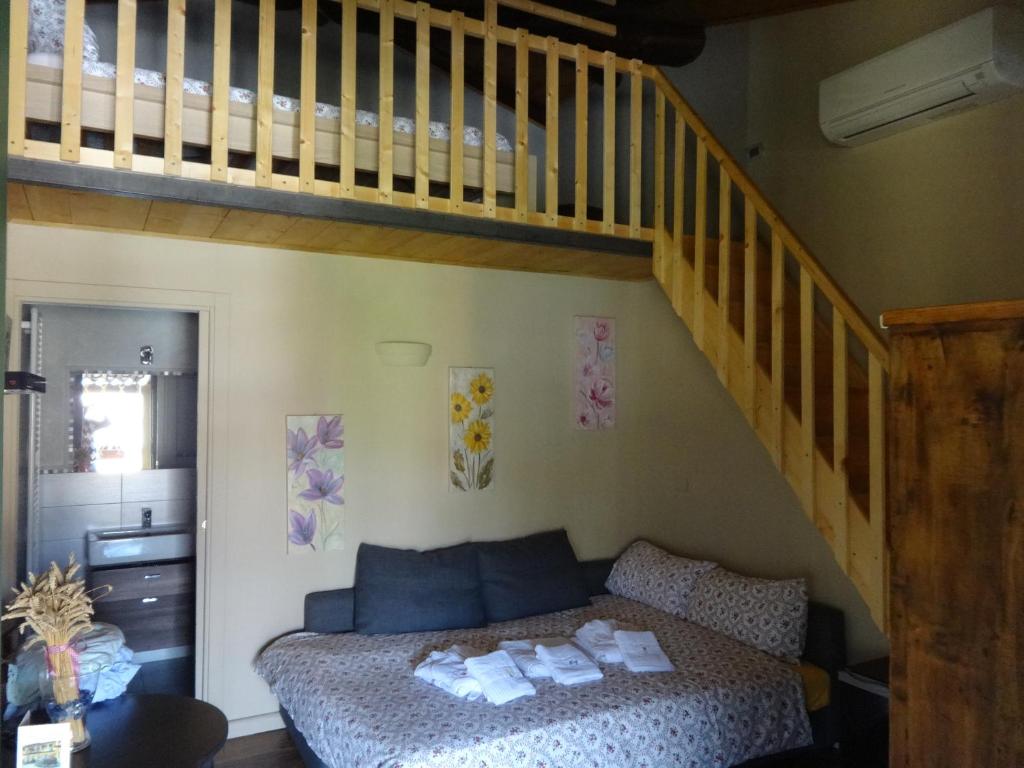 Postel nebo postele na pokoji v ubytování C' Era Una Volta