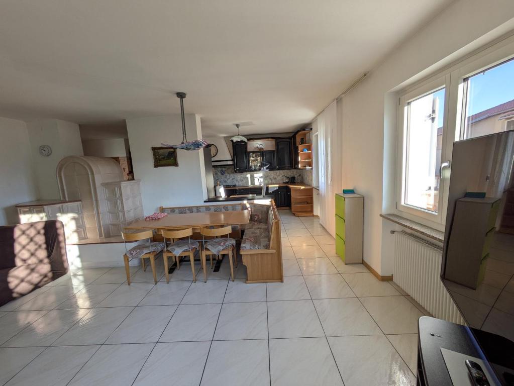 Kuchyň nebo kuchyňský kout v ubytování Apartments Giovannini