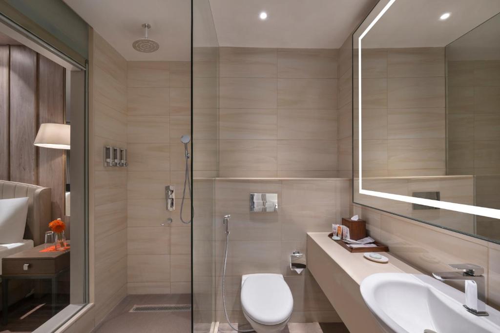Koupelna v ubytování Welcomhotel by ITC Hotels, Delhi-Gurugram Highway