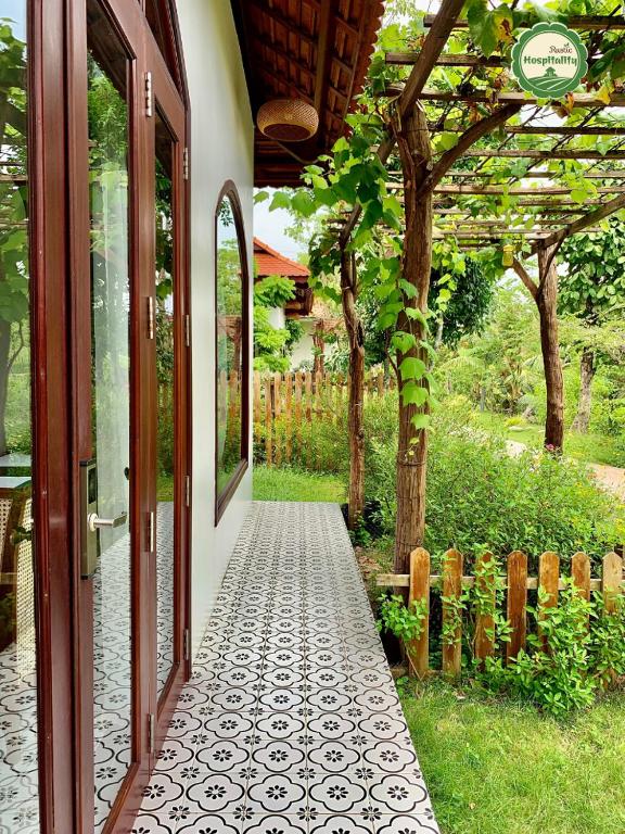 Zahrada ubytování Mekong Rustic Can Tho Hideaway
