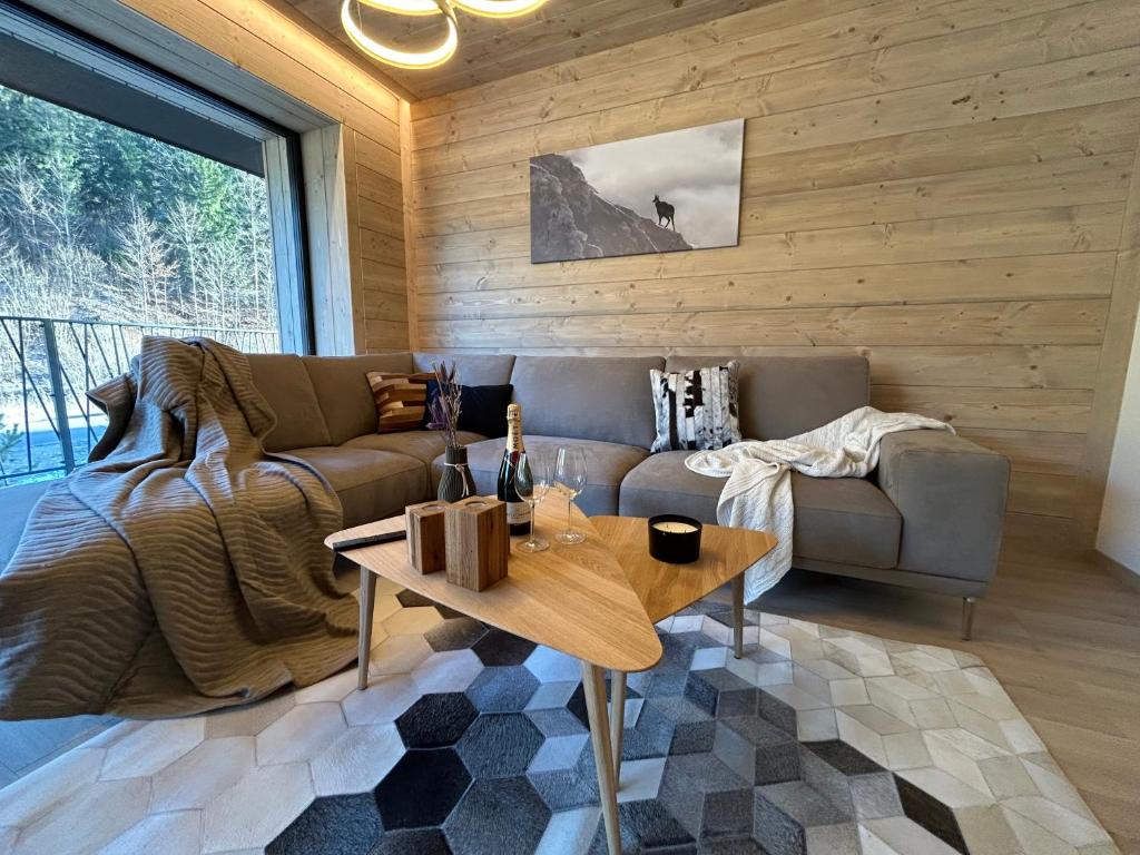 Posezení v ubytování Apartmány Dolina