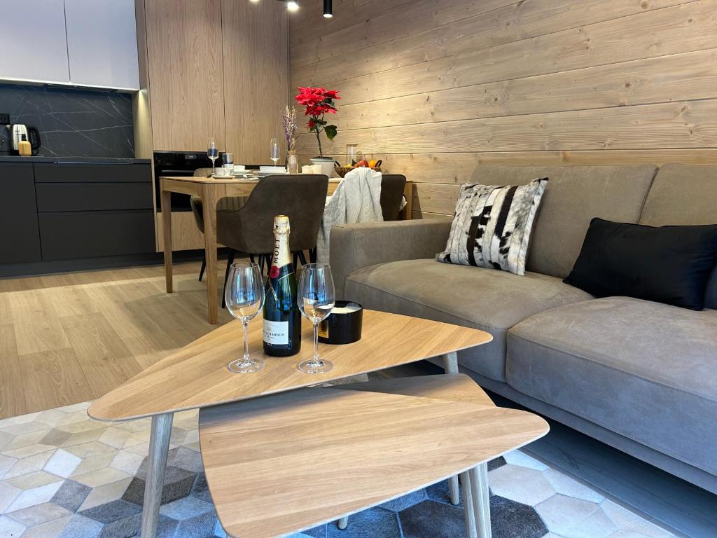 Posezení v ubytování Apartmány Dolina