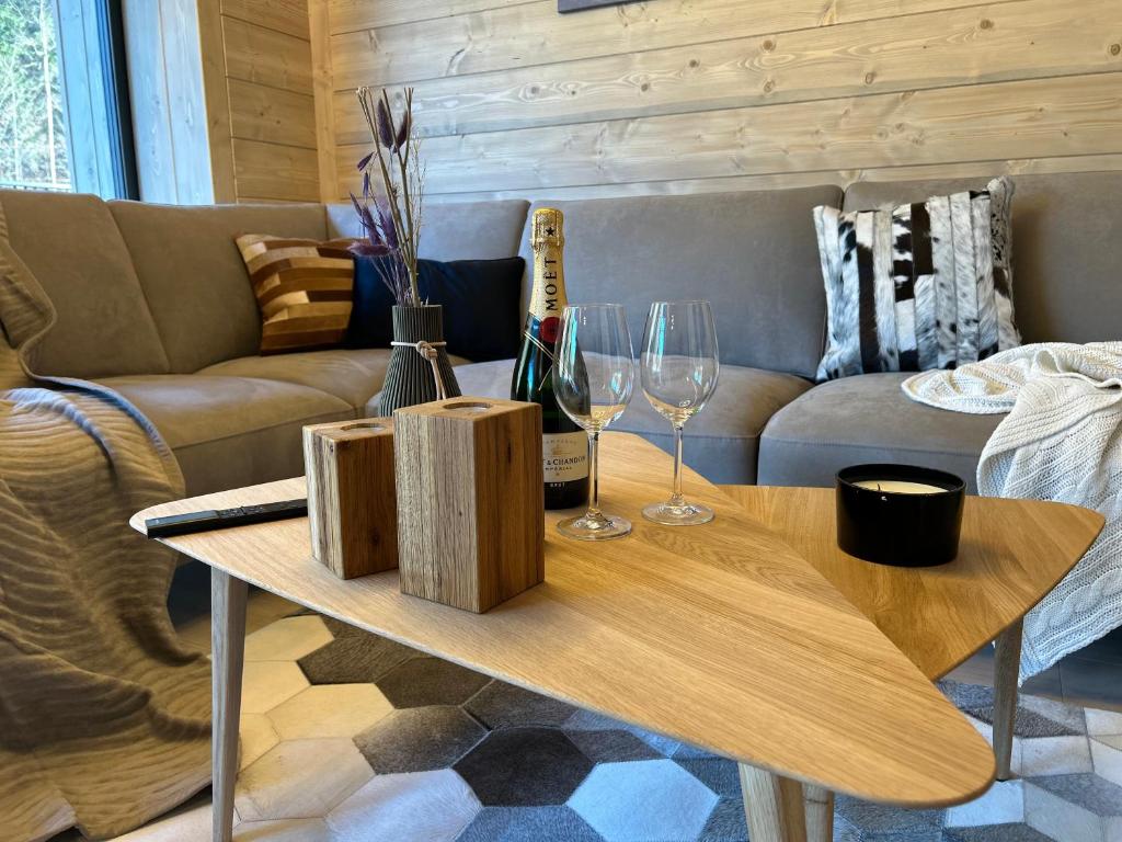 Posezení v ubytování Apartmány Dolina