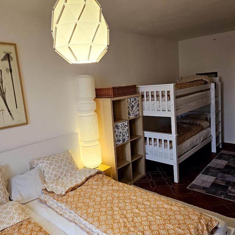 Postel nebo postele na pokoji v ubytování Apartment Salamander
