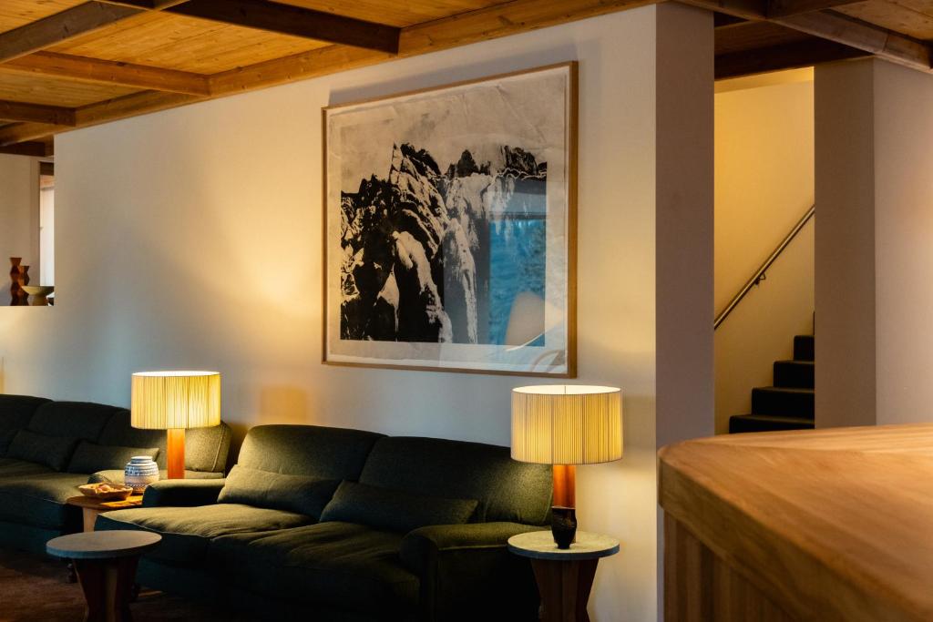 Posezení v ubytování Grand Hotel Belvedere, a Beaumier Hotel