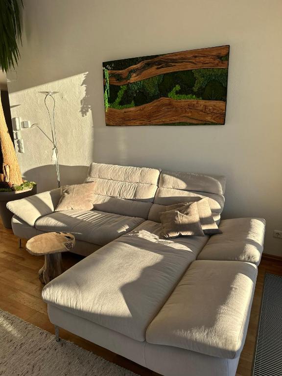 Posezení v ubytování Elchegg - Chalet & Panorama-Loft