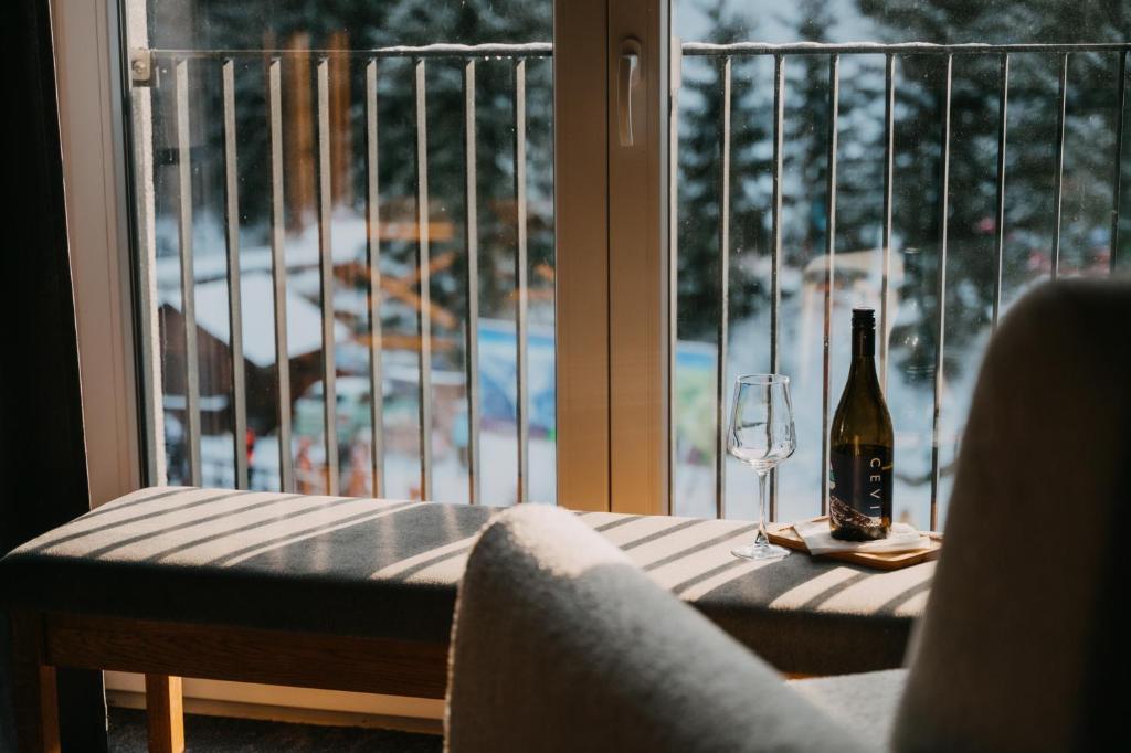 Nápoje v ubytování Luxusní Apartmány Domovjanka - LYSÁ HORA, SMRK, KMÍNEK, SLAVÍČ