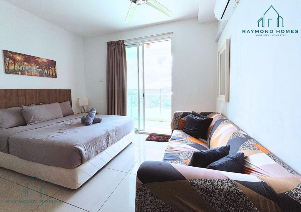 Gurney Drive Mansion One Serviced Apartment - 阳台工作室