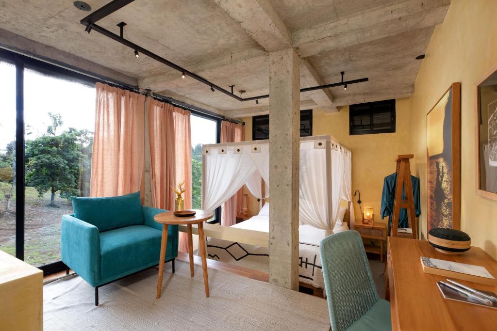 Posezení v ubytování Sumba Lodge