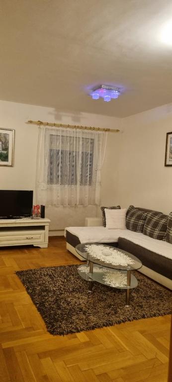 Posezení v ubytování Apartman Bor
