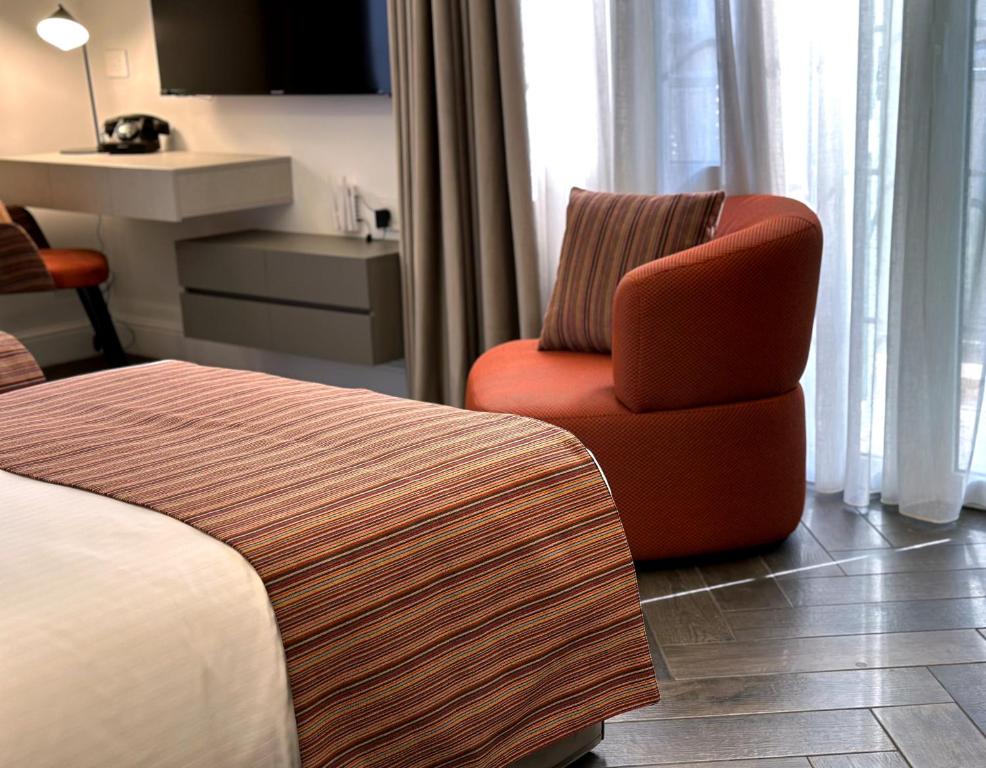 Posezení v ubytování 10 Stories Hotel
