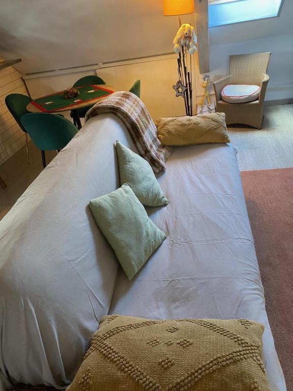 Postel nebo postele na pokoji v ubytování DUPLEX SPACIEUX TOUT CONFORT