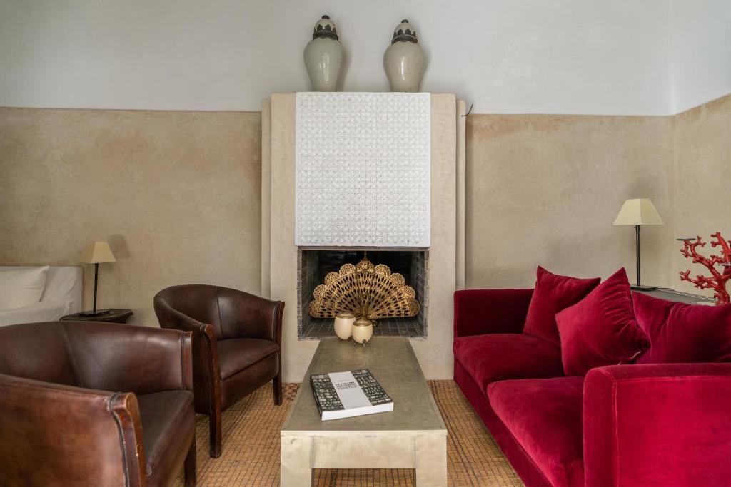 Posezení v ubytování Riad Nomada Marrakech
