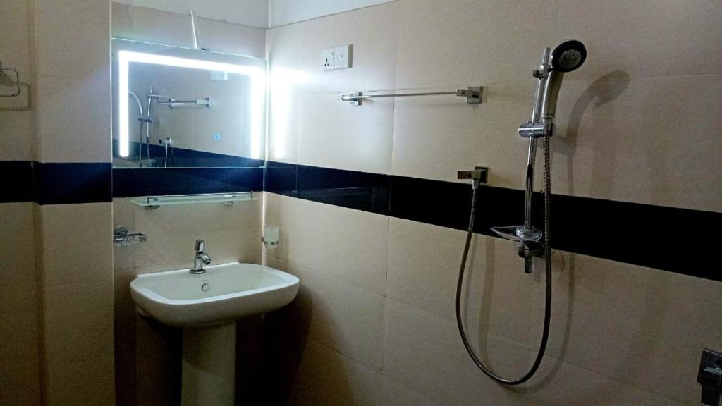 Koupelna v ubytování EcoBliss Villa