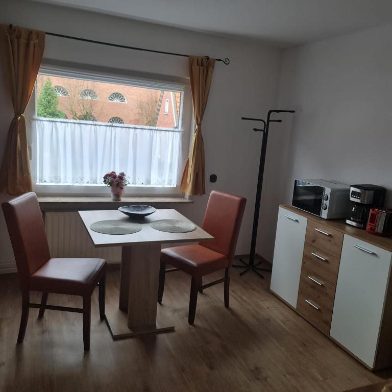 Kuchyň nebo kuchyňský kout v ubytování Ferienwohnung Trifkovic 1
