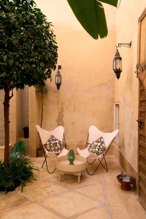 Zahrada ubytování Riad Nomada Marrakech