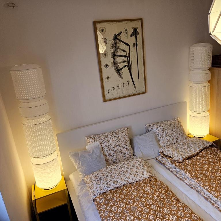 Postel nebo postele na pokoji v ubytování Apartment Salamander