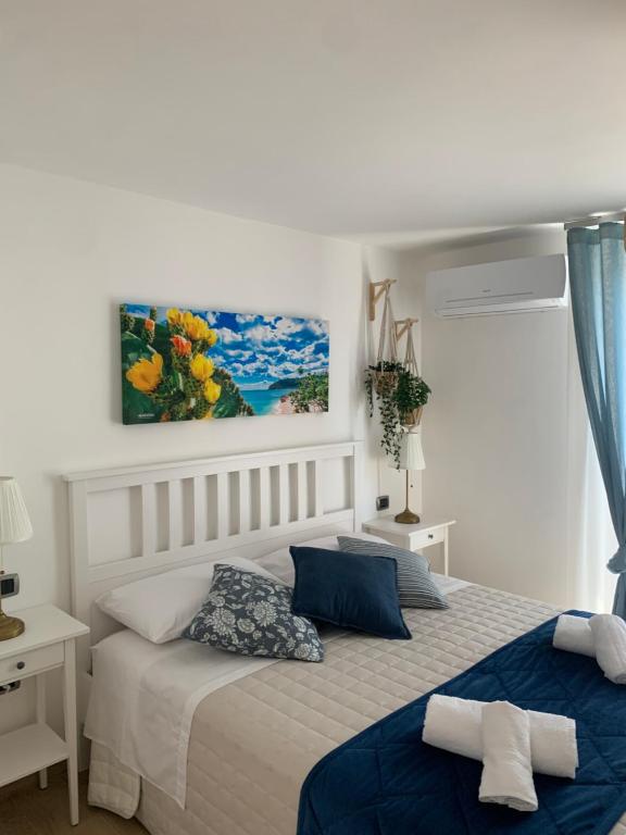 Postel nebo postele na pokoji v ubytování B&B Casa Prencipe