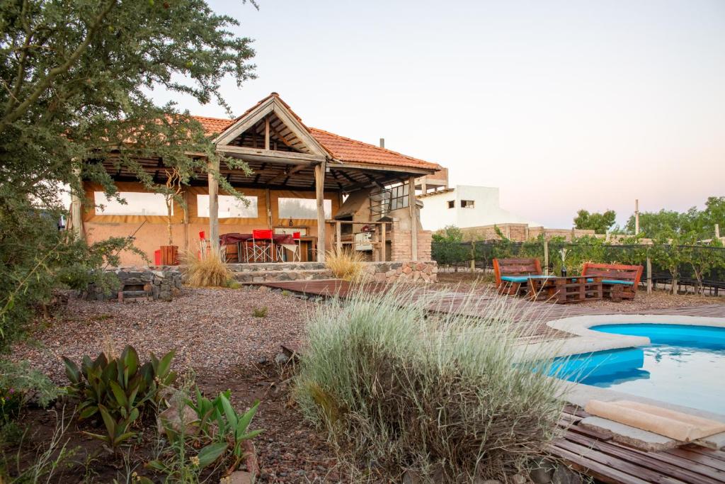 Swimmingpoolen hos eller tæt på Coirones del Pedemonte