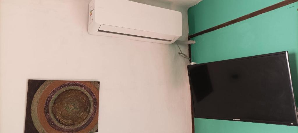 TV a/nebo společenská místnost v ubytování Hostal Pino Alto