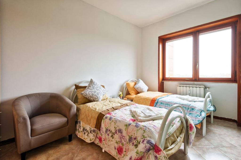 Łóżko lub łóżka w pokoju w obiekcie Venice Grand Canal Apartment