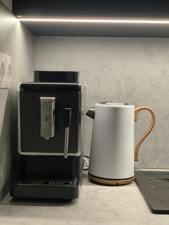 Set per la preparazione di tè e caffè presso Tiny House Krkonose