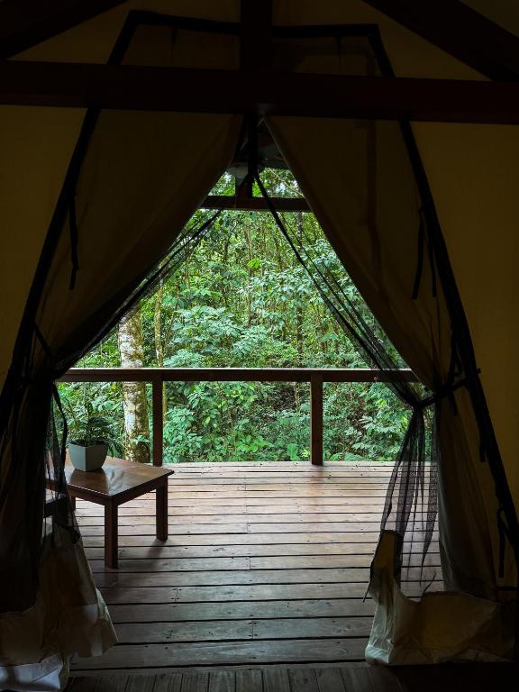 Balkón nebo terasa v ubytování Jungle River Resort