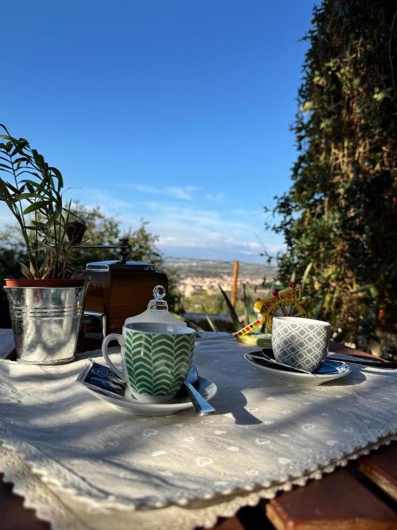 Balkón nebo terasa v ubytování La Terrazza di Cirico'