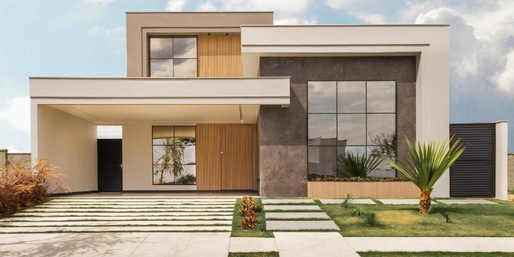a rendering of a house with at Meu espaço teste in Brasilia