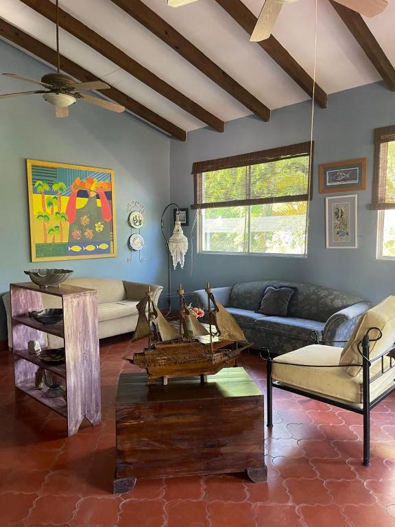 Posezení v ubytování Casa Azul