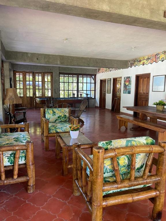 Posezení v ubytování Casa Azul