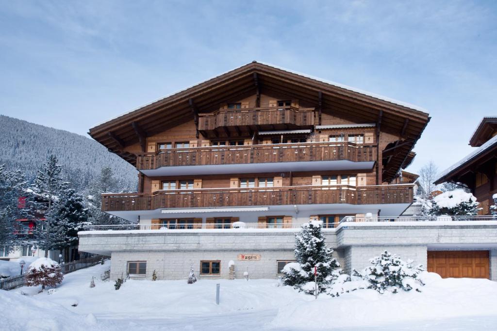 MOM - Alpine Boutique Apartments, Chalet Fagus, Terrace Studio trong mùa đông