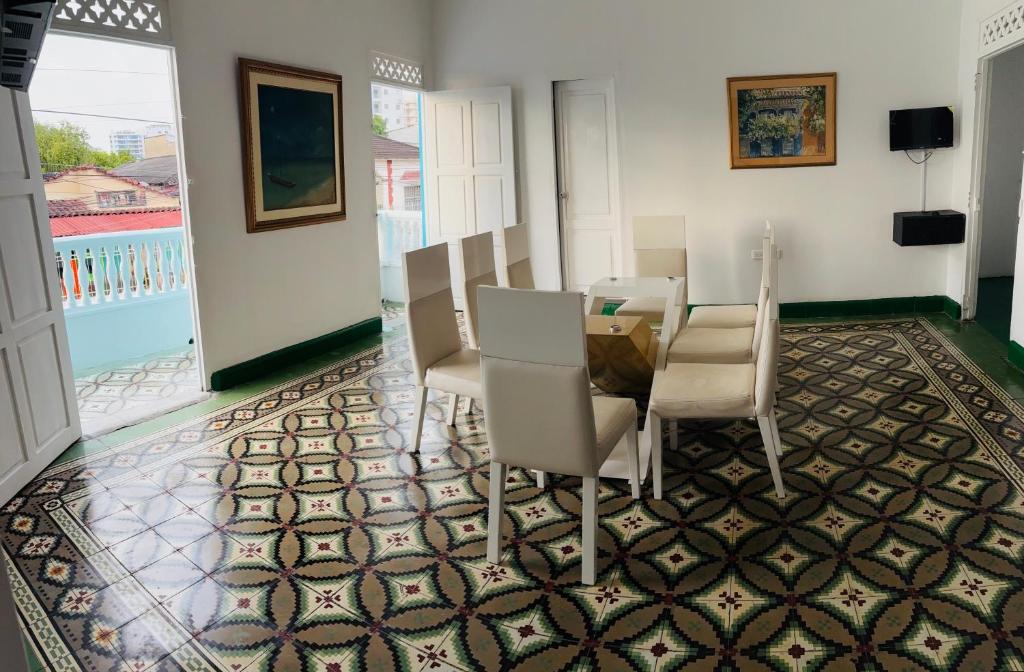 Istumisnurk majutusasutuses Casa Turbay
