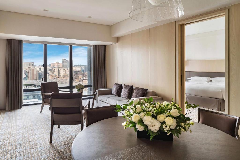Posezení v ubytování Taipei Marriott Hotel