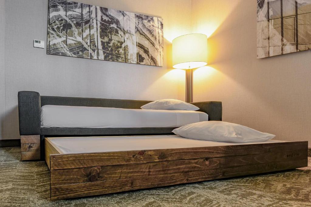 Ένα ή περισσότερα κρεβάτια σε δωμάτιο στο SpringHill Suites by Marriott Fishkill