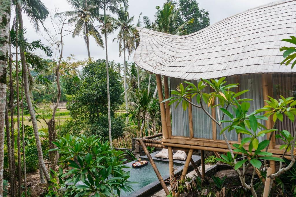 Zahrada ubytování Wadari Retreat Villa Ubud