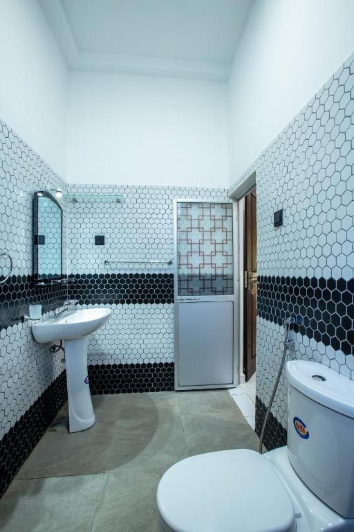 Koupelna v ubytování Blueray Villa
