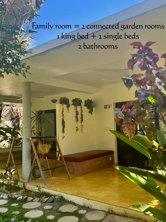 Zahrada ubytování Battambang Resort