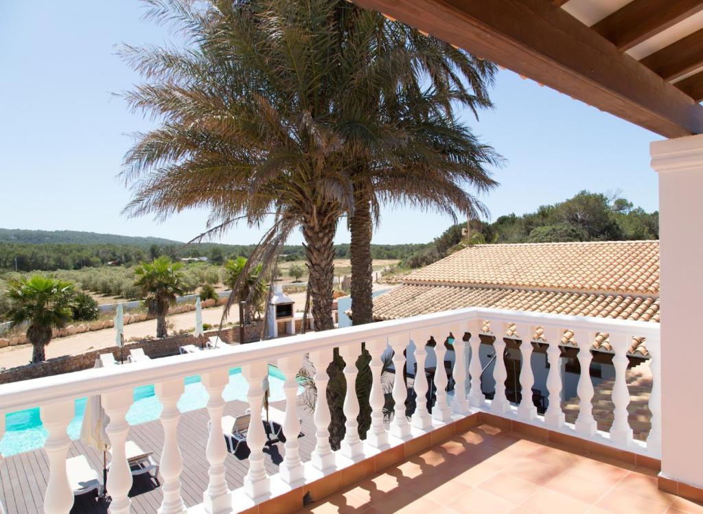 A balcony or terrace at Es Pas Formentera Agroturismo