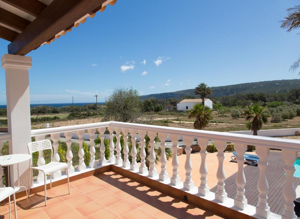A balcony or terrace at Es Pas Formentera Agroturismo