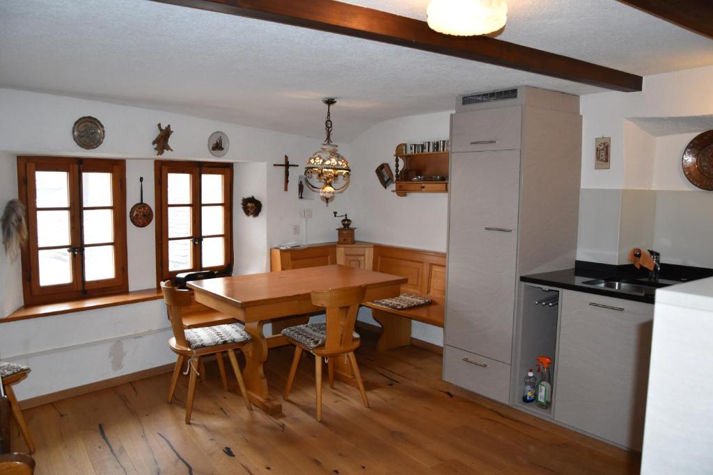 Kuchyň nebo kuchyňský kout v ubytování Cricerhaus