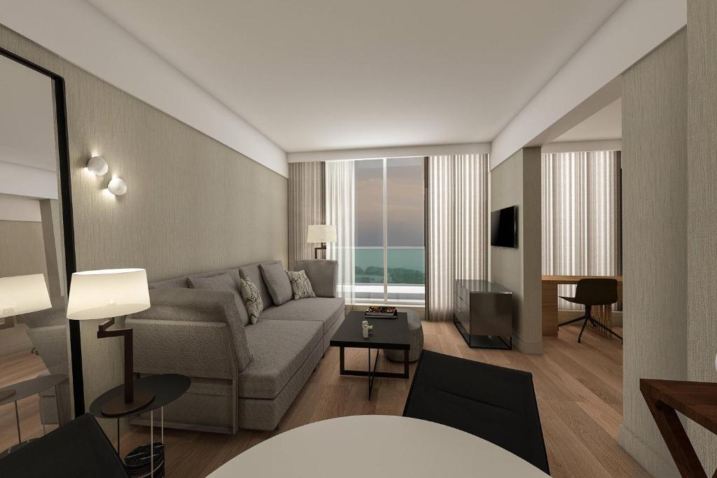 Posezení v ubytování Athens Marriott Hotel