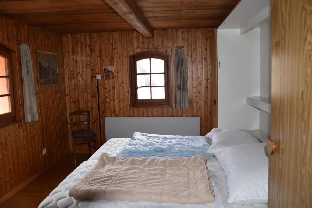 Postel nebo postele na pokoji v ubytování Cricerhaus