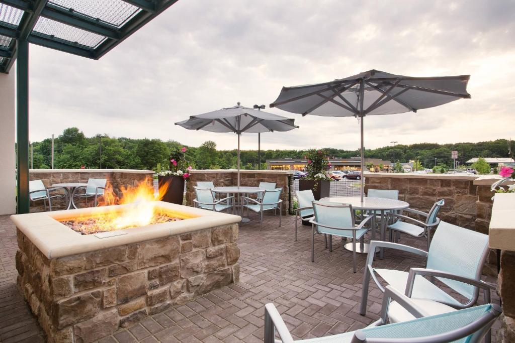 Balkón nebo terasa v ubytování SpringHill Suites by Marriott Mount Laurel