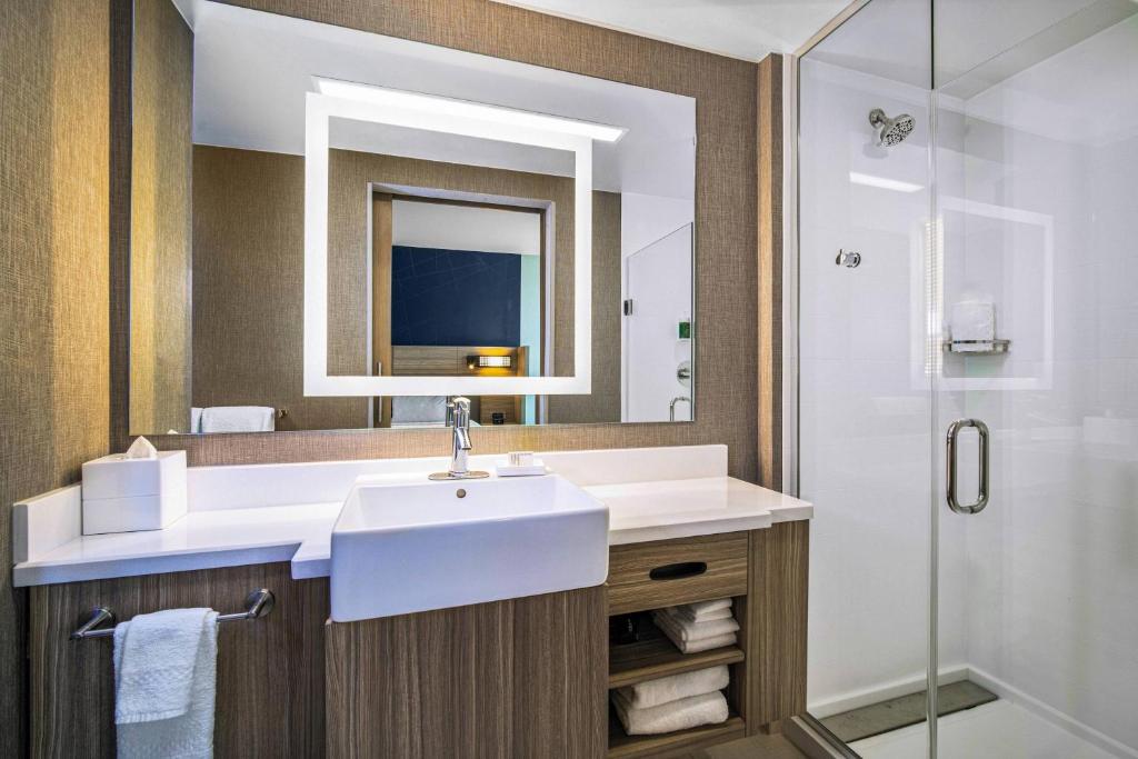 Koupelna v ubytování SpringHill Suites by Marriott Phoenix Goodyear