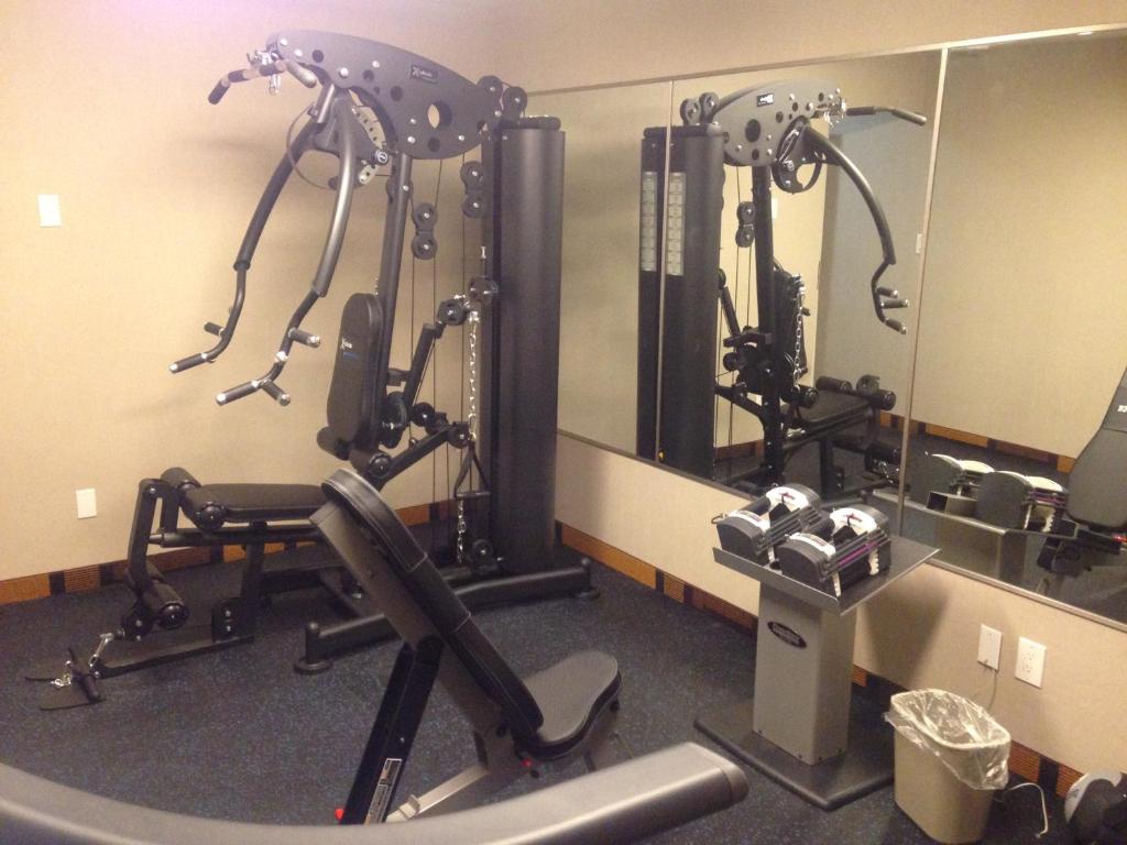 Fitness centrum a/nebo fitness zařízení v ubytování Days Inn by Wyndham Sylvan Lake