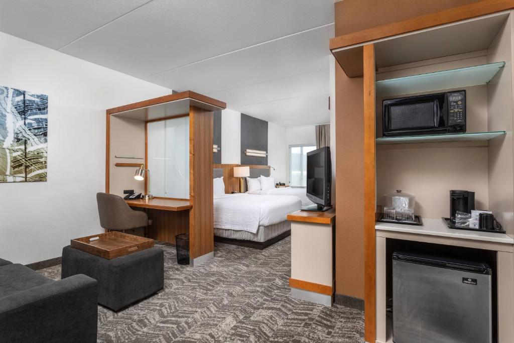 SpringHill Suites by Marriott Downtown Chattanooga/Cameron Harbor - Estudio Con Dos Camas Queen Y Sofá Cama